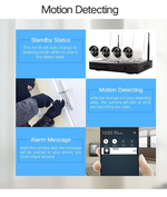 Cargar imagen en el visor de la galería, Kit De 4 Cámaras Inalámbricas con Dvr  Monitoreo (Seguridad Exterior)
