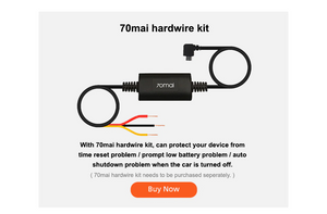 Cámara Inteligente 70mai Tablero de Auto AI Control de Voz (Full HD, Wifi)