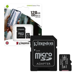Memoria Micro SD Kingston Canvas Select Plus 128GB Class 10