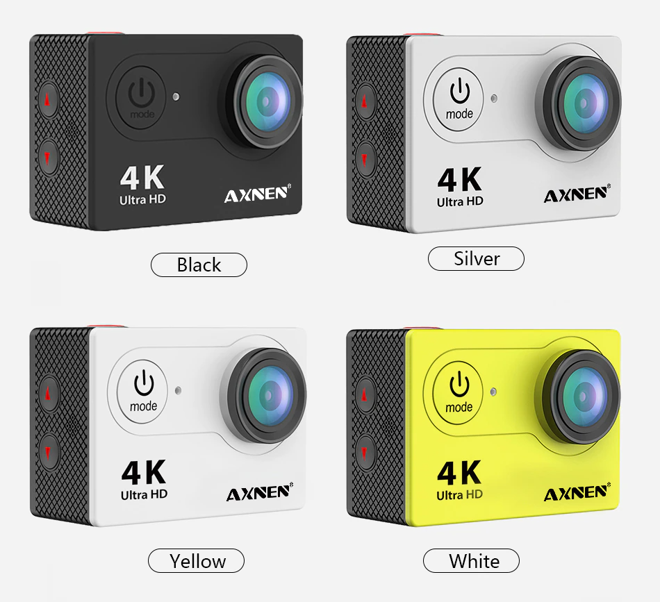 Cámara de Acción Tipo Go Pro H9R H9 Ultra HD, 4K (Resistente al Agua)