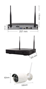 Cargar imagen en el visor de la galería, Kit De 4 Cámaras Inalámbricas con Dvr  Monitoreo (Seguridad Exterior)
