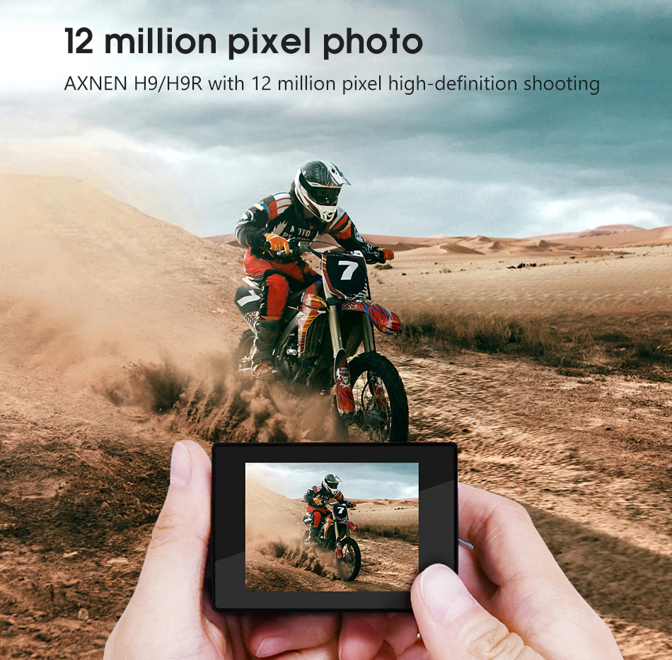 Cámara de Acción Tipo Go Pro H9R H9 Ultra HD, 4K (Resistente al Agua)