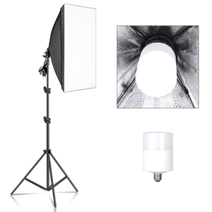 Kit Profesional Softbox de Iluminación Estudio Fotográfico | LED E27