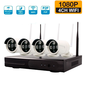 Kit De 4 Cámaras Inalámbricas con Dvr  Monitoreo (Seguridad Exterior)