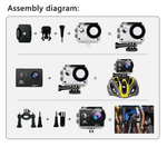 Cargar imagen en el visor de la galería, Cámara de Acción Tipo Go Pro H9R H9 Ultra HD, 4K (Resistente al Agua)
