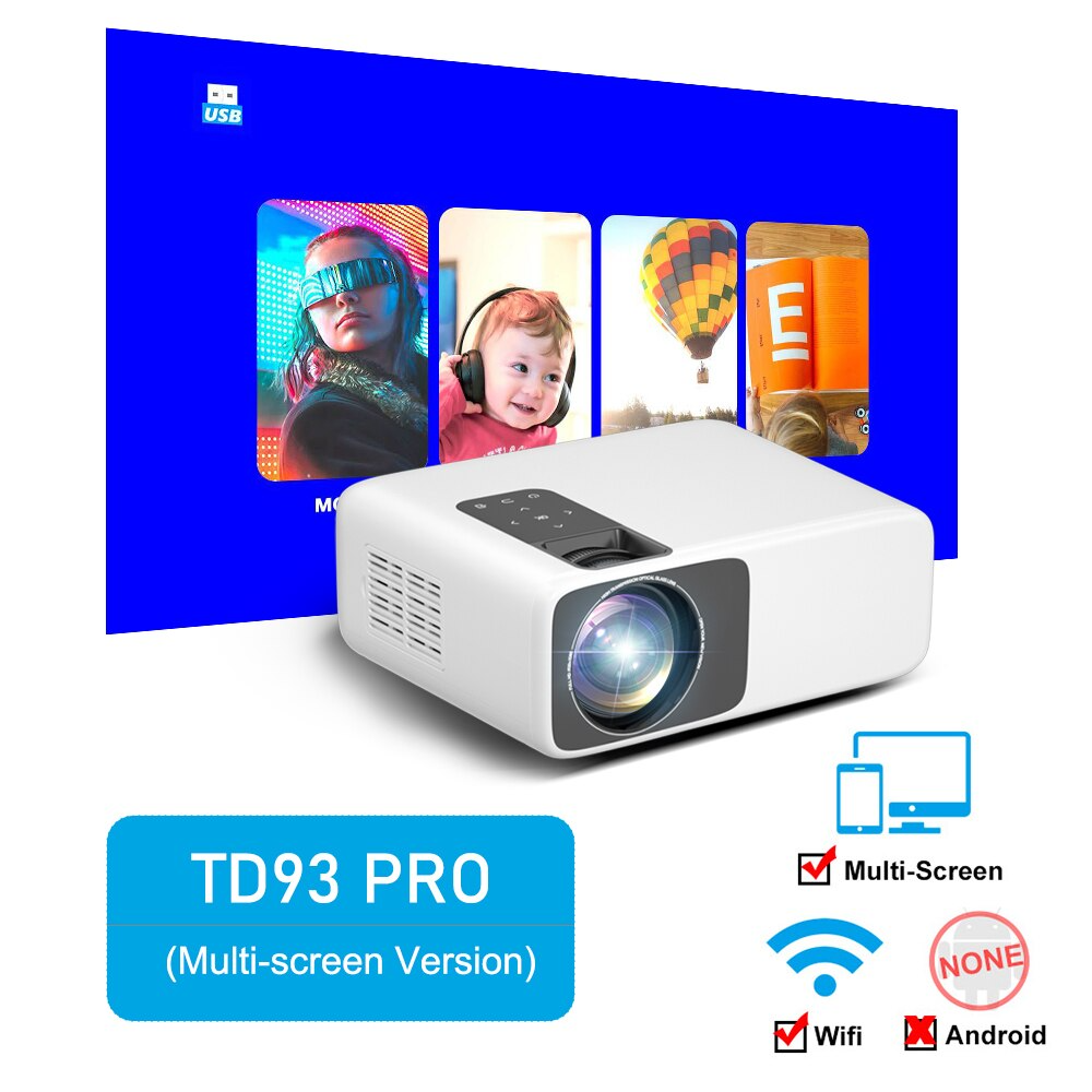 Proyector Thundeal TD93 Wifi Cinema Full HD 4K (Multi-Screen Versión)