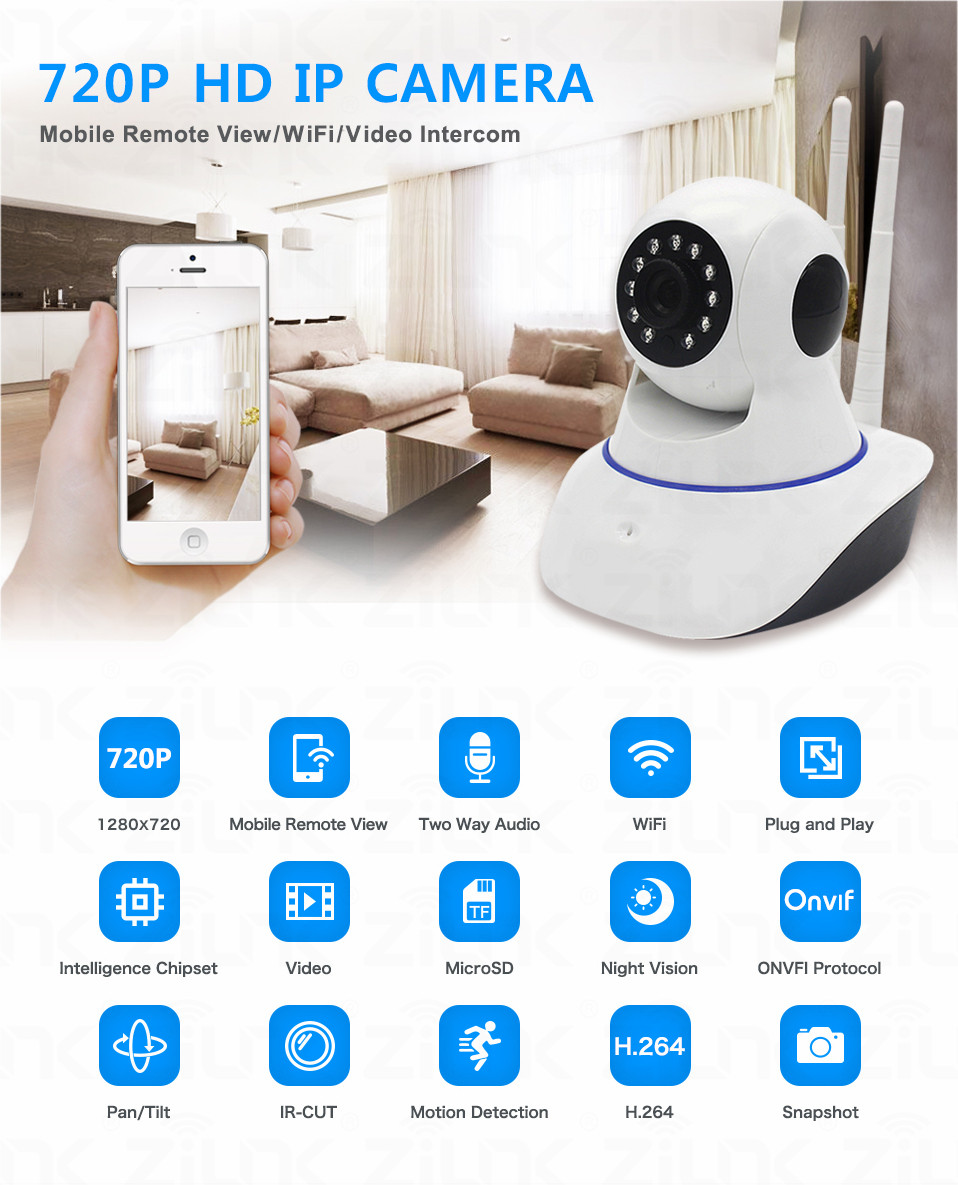 Cámara de Seguridad Vigilancia Inteligente 360º (Monitoreada Teléfono Móvil)