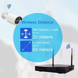 Kit De 4 Cámaras Inalámbricas con Dvr  Monitoreo (Seguridad Exterior)