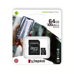 Cargar imagen en el visor de la galería, Memoria Micro SD Kingston Canvas Select Plus 64GB Class 10
