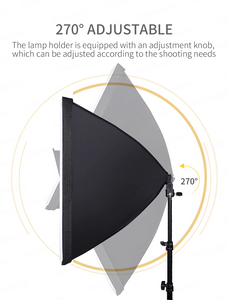 Kit Profesional Softbox de Iluminación Estudio Fotográfico | LED E27