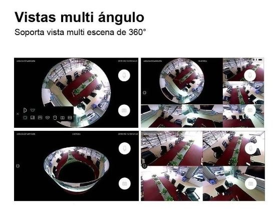 Cámara de Seguridad Bombilla Eléctrica Inteligente 360º (Monitoreada Móvil)