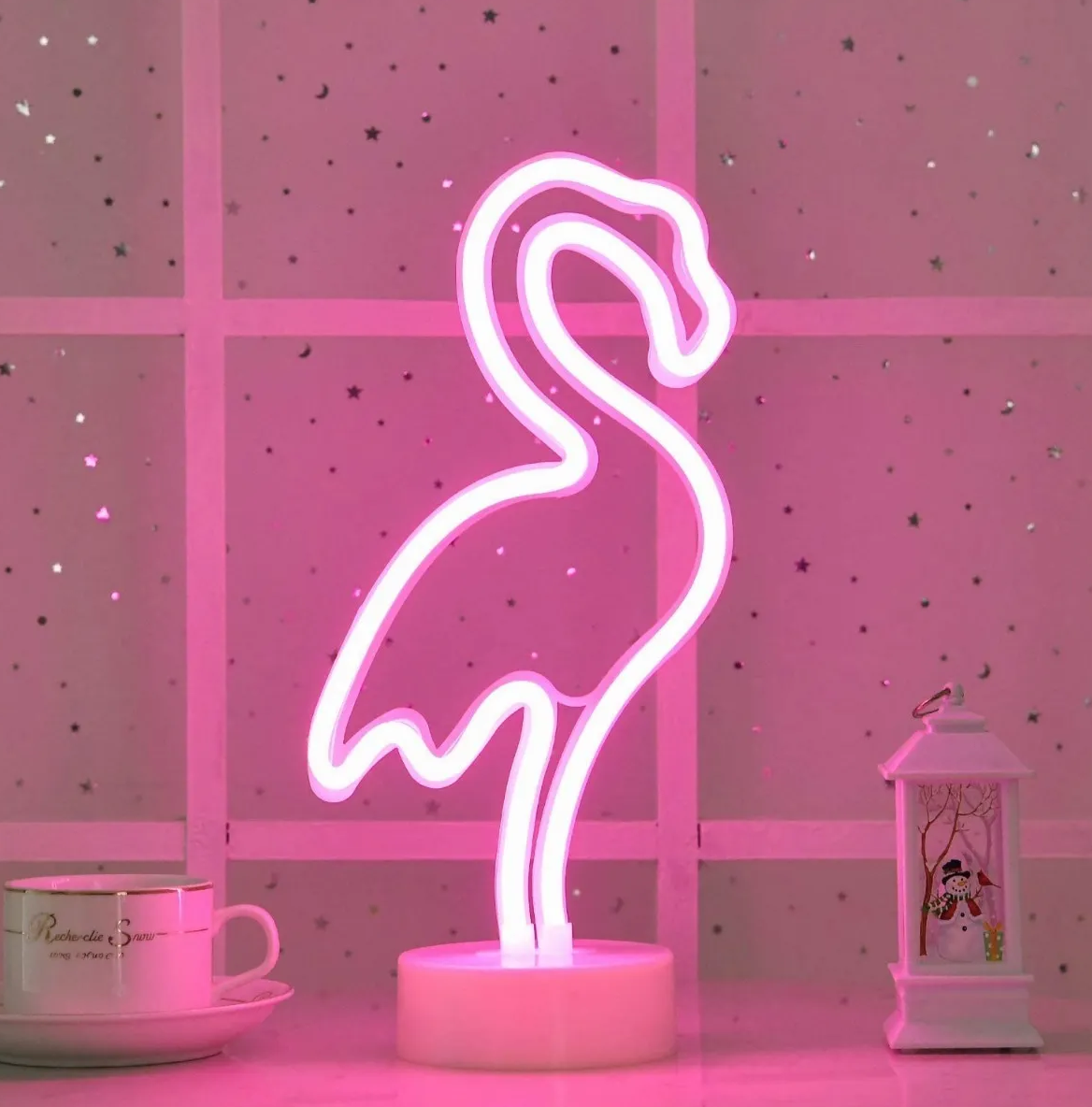 Lámpara Decorativa Neón Flex Flamenco (Rosa)