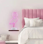 Cargar imagen en el visor de la galería, Lámpara Decorativa Neón Flex Flamenco (Rosa)
