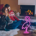 Cargar imagen en el visor de la galería, Lámpara Decorativa Neón Flex Flamenco (Rosa)
