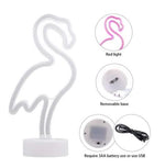 Cargar imagen en el visor de la galería, Lámpara Decorativa Neón Flex Flamenco (Rosa)
