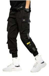 Pantalones Jogger Urban Harem Originales Marca Keejoin (Bolsillos con Cintas)
