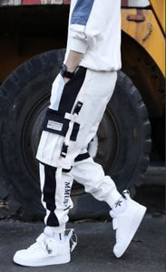 Pantalones Jogger Urban Harem Black&White Originales (Marca Fissiongrowth)