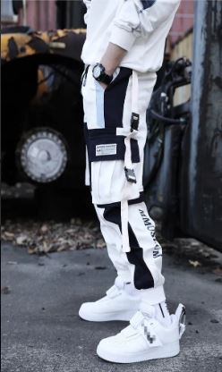 Pantalones Jogger Urban Harem Black&White Originales (Marca Fissiongrowth)