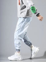 Cargar imagen en el visor de la galería, Pantalones Jeans Harem corte Cargo Holgado Informal (Marca FissionGrowth)
