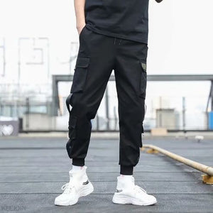 Pantalones Jogger Urban Harem Originales Marca Keejoin (Bolsillos con Cintas)