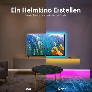 Increíbles Tiras de Luz LED 5050 RGB Flexibles App Bluetooth Control (5 - 30M)