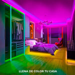 Cargar imagen en el visor de la galería, Increíbles Tiras de Luz LED 5050 RGB Flexibles App Bluetooth Control (5 - 30M)
