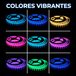 Cargar imagen en el visor de la galería, Increíbles Tiras de Luz LED 5050 RGB Flexibles App Bluetooth Control (5 - 30M)
