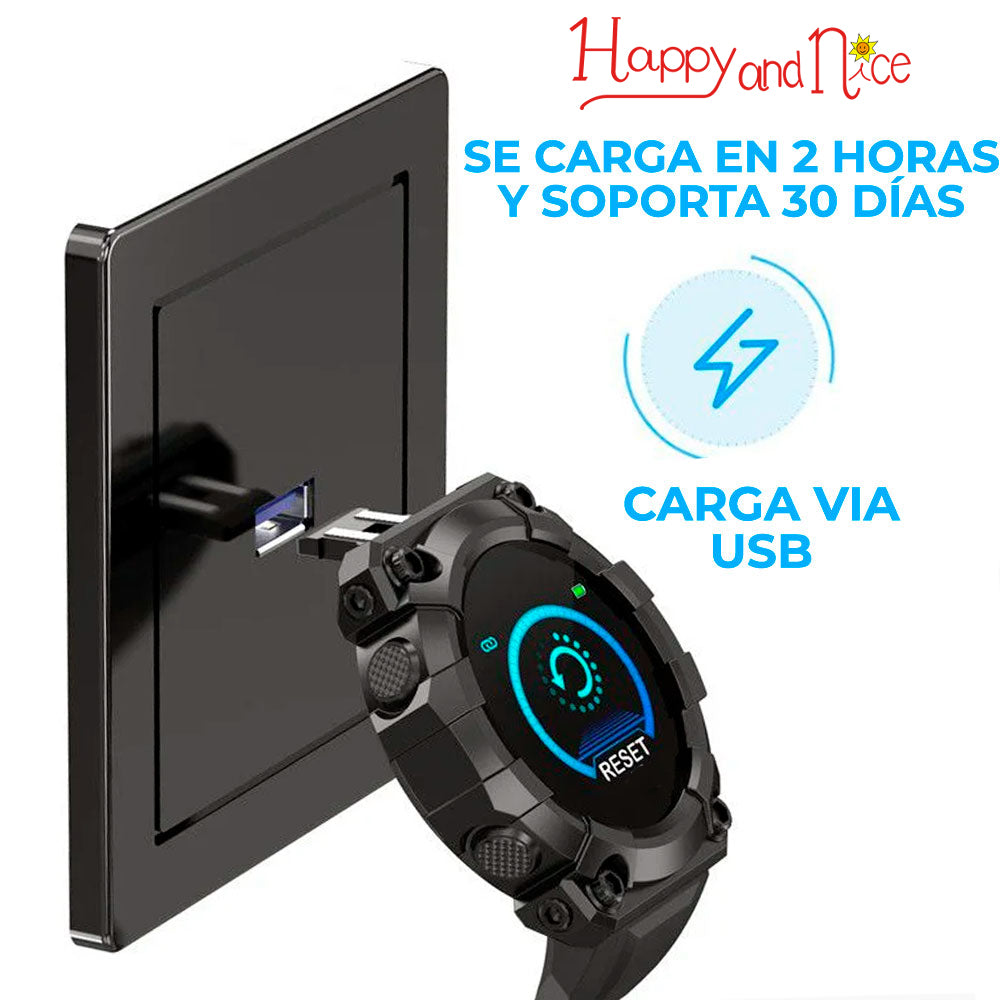 Nuevo Reloj Inteligente Smartwatch Deportivo Uso Rudo (Resistente al Agua)