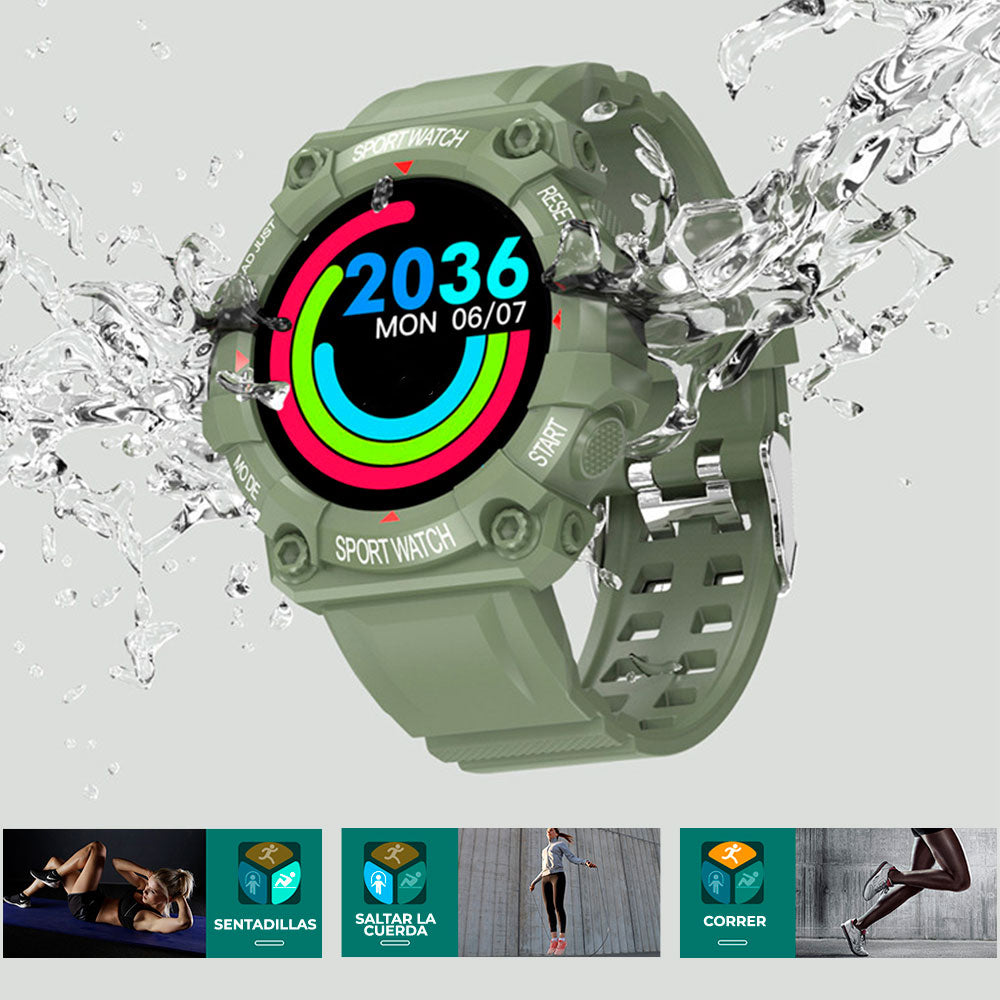 Nuevo Reloj Inteligente Smartwatch Deportivo Uso Rudo (Resistente al Agua)