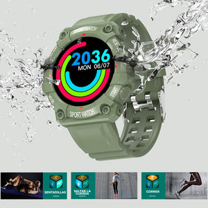 Nuevo Reloj Inteligente Smartwatch Deportivo Uso Rudo (Resistente al Agua)