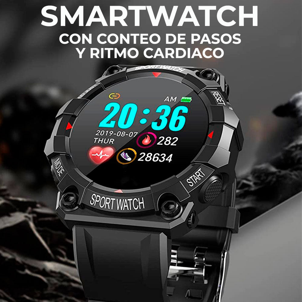 Nuevo Reloj Inteligente Smartwatch Deportivo Uso Rudo (Resistente al Agua)