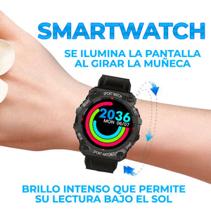 Nuevo Reloj Inteligente Smartwatch Deportivo Uso Rudo (Resistente al Agua)