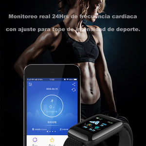 Súper Smartwatch Reloj Inteligente Band 116P Plus Pulsera Sensor De Ritmo Cardíaco