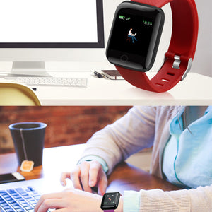 Súper Smartwatch Reloj Inteligente Band 116P Plus Pulsera Sensor De Ritmo Cardíaco