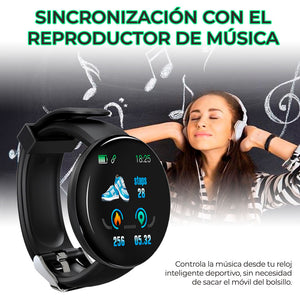 Nuevo Reloj Inteligente Smartwatch Deportivo D18 (Resistente al Agua)