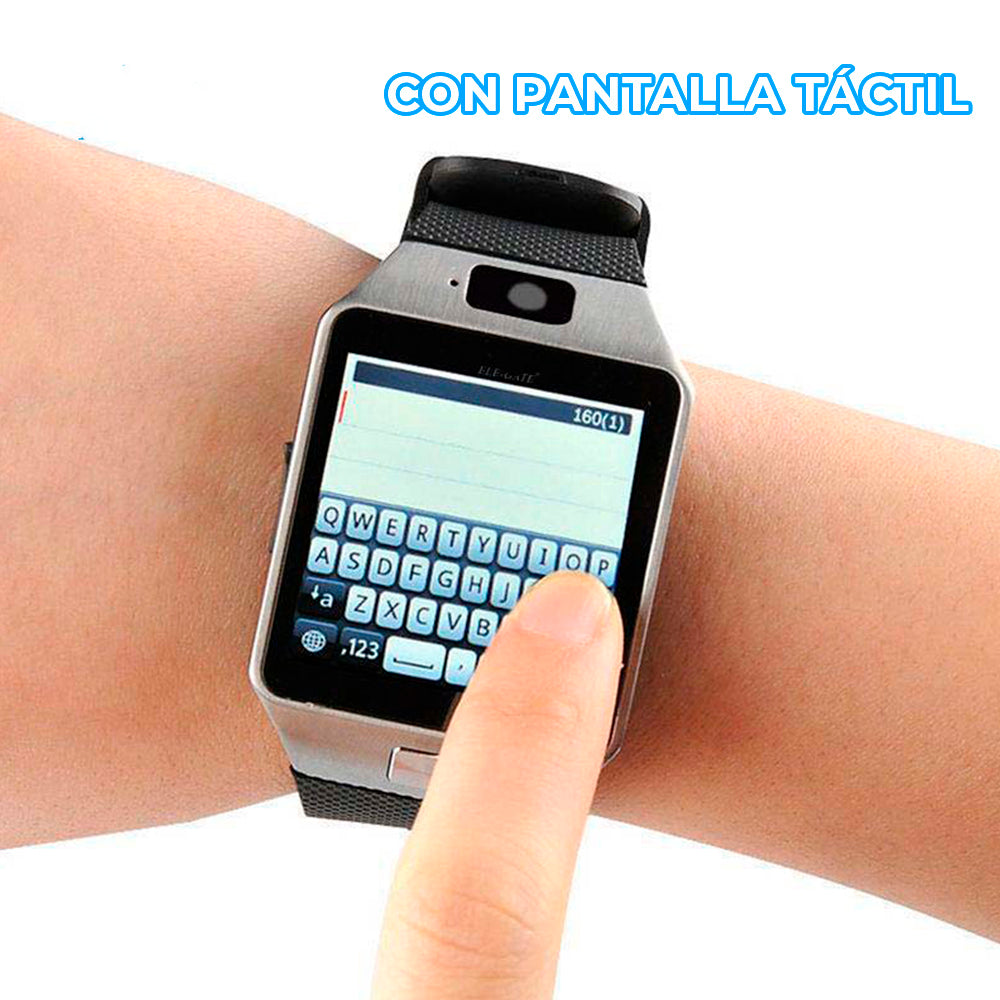 Increíble Reloj Inteligente Smartwatch con Cámara (Resistente al Agua)