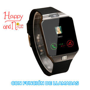 Increíble Reloj Inteligente Smartwatch con Cámara (Resistente al Agua)