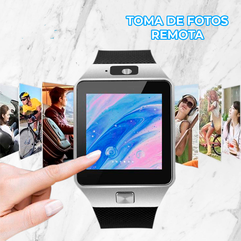 Increíble Reloj Inteligente Smartwatch con Cámara (Resistente al Agua)