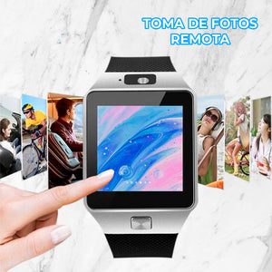 Increíble Reloj Inteligente Smartwatch con Cámara (Resistente al Agua)