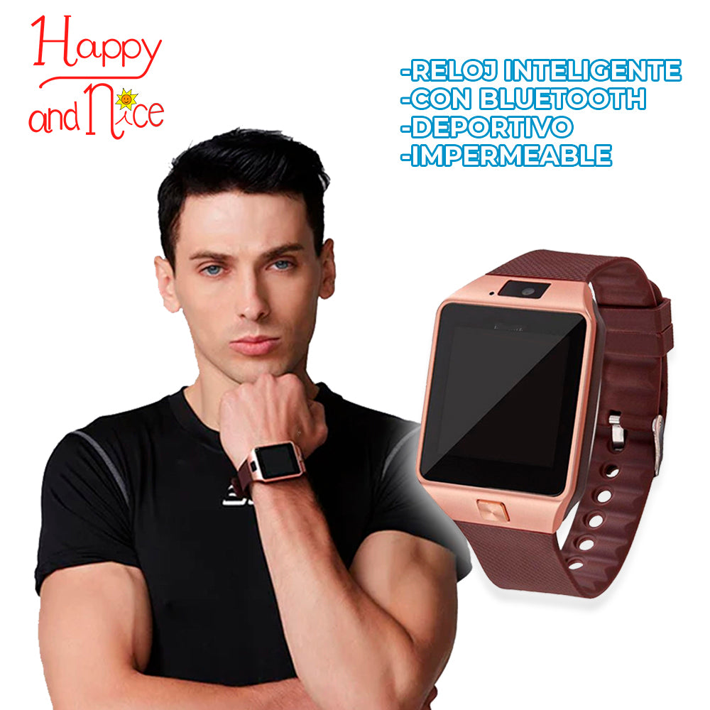 Increíble Reloj Inteligente Smartwatch con Cámara (Resistente al Agua)