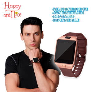 Increíble Reloj Inteligente Smartwatch con Cámara (Resistente al Agua)