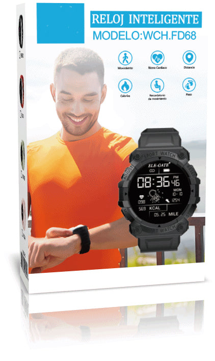 Nuevo Reloj Inteligente Smartwatch Deportivo Uso Rudo (Resistente al Agua)