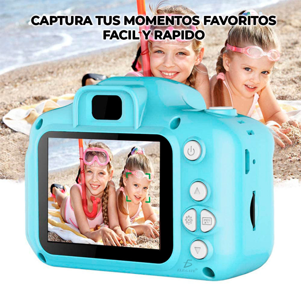 Cámara Digital Para Niños Uso Rudo Full Hd Fotos Video 1080P