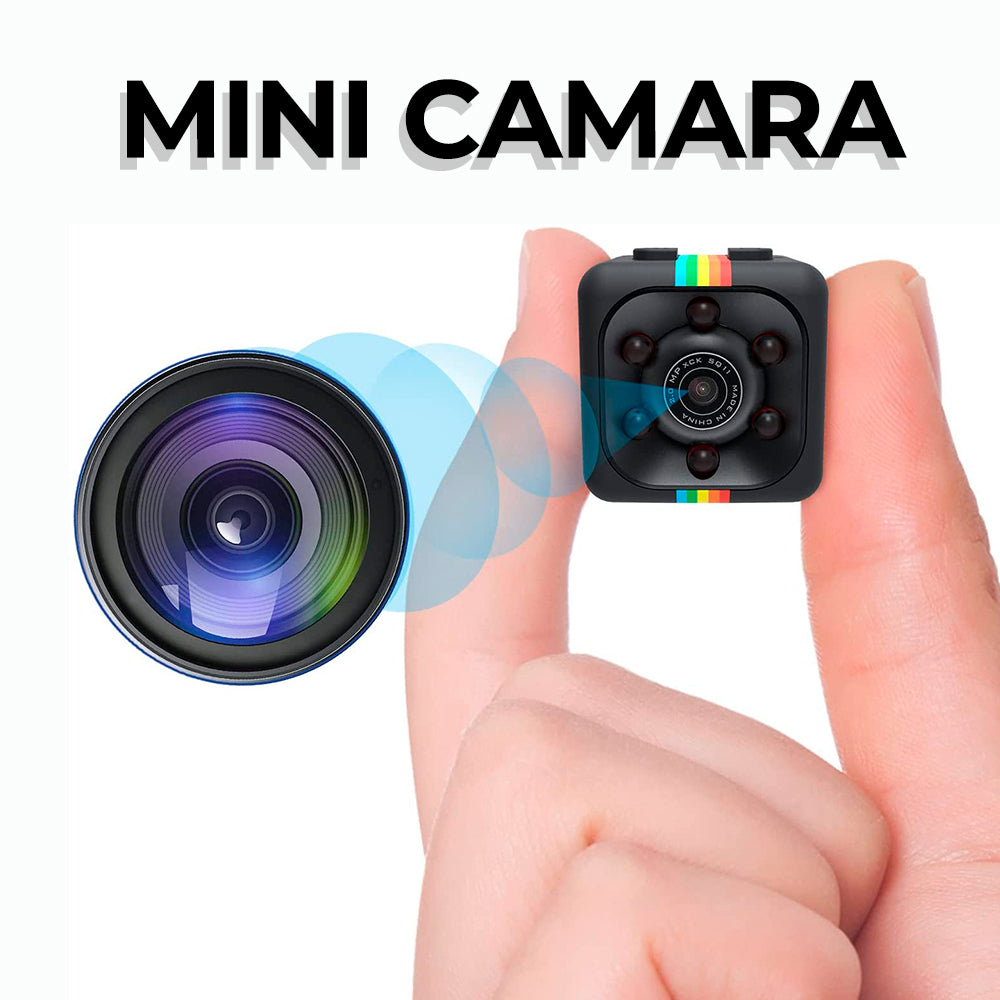 Mini-Cámara Avanzada Espía HD Monitoreo Celular (Base Incluida)