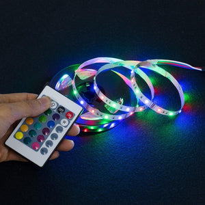 Increíbles Tiras de Luz LED 5050 Flexibles Control RGB (2, 5, 7m)