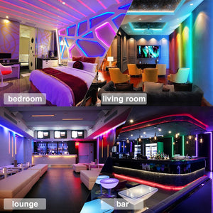 Increíbles Tiras de Luz LED 5050 Flexibles Control RGB (2, 5, 7m)