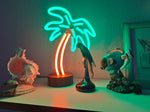 Cargar imagen en el visor de la galería, Palmera Playera Lámpara Decorativa Neón Flex (Material Fino)
